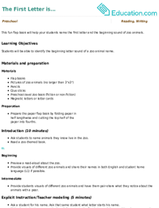 The First Letter is...