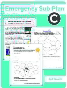 Third Grade Daily Sub Plan C