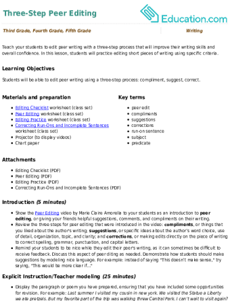 Three-Step Peer Editing