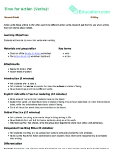 Time for Action (Verbs)!