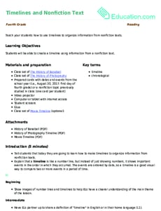 Timelines and Nonfiction Text