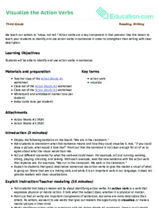 Visualize the Action Verbs