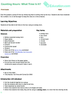 Counting Hours: What Time Is It?