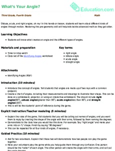 What’s Your Angle?