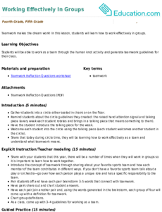 Working Effectively In Groups