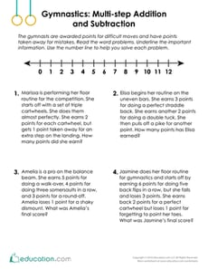 Gymnastic Word Problems