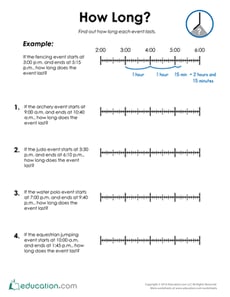 Sporting Events Elapsed Time