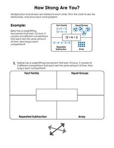 Weightlifting Multiplication and Division Word Problems