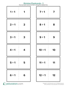Division Flashcards 1