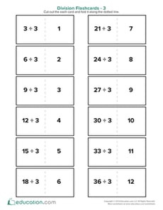 Division Flashcards 3
