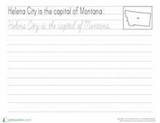 Cursive Capitals: Helena City