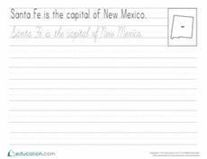 Cursive Capitals: Sante Fe