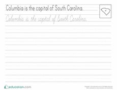 Cursive Capitals: Columbia