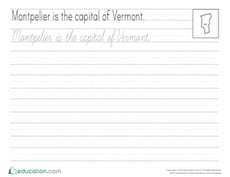 Cursive Capitals: Montpelier