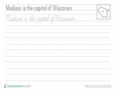 Cursive Capitals: Madison