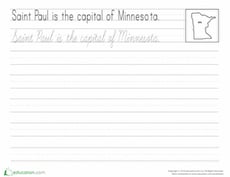 Cursive Capitals: Saint Paul