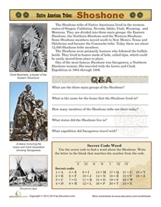 Native American Tribes: Shoshone