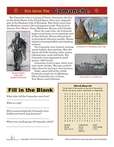 Native American Tribes: Comanche