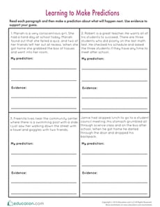Learning to Make Predictions