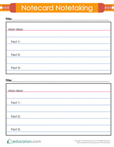 Notecard Notetaking