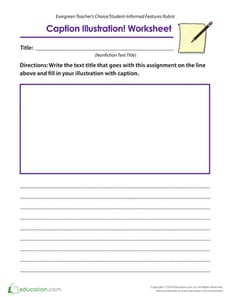 Draw a Caption Illustration
