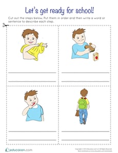 Let's Get Ready for School!