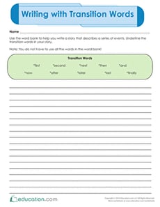 Writing with Transition Words