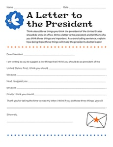 Write a Letter to the President