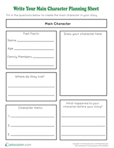 Write Your Main Character