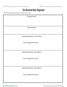 On-Demand Idea Organizer