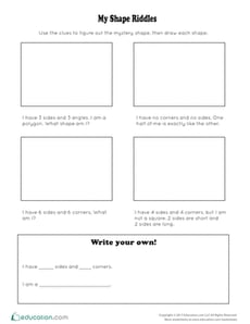 Mystery Shape Riddles