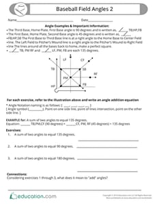 Baseball Field Angles #2