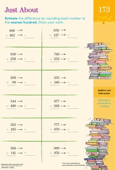 Round Numbers: Subtraction Practice