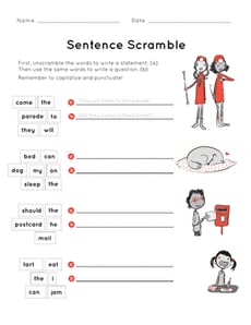 Sentence Scramble