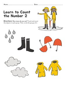 Learn to Count: The Number 2