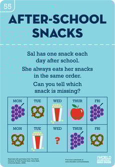 After-School Snacks: Identifying Patterns
