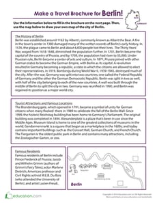 Make a Travel Brochure for Berlin