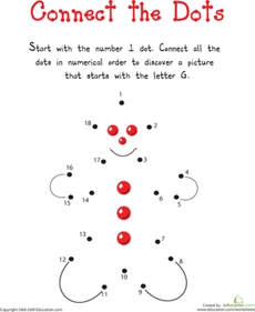 Connect the Dot Gingerman