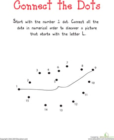 Connect the Dots: Practicing "L"