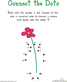 Connect the Dots: Practicing "V"