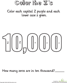 Uppercase and Lowercase: The Letter Z