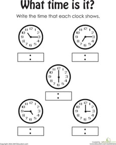 Telling the Time 2
