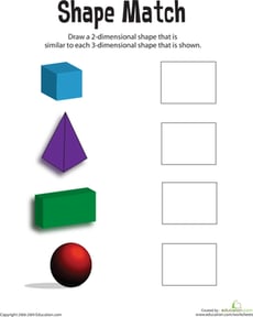 Matching Shapes: 3D to 2D