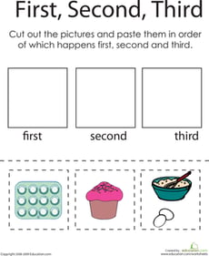 First, Second, Third: A Baking Challenge