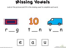 Missing Vowels III