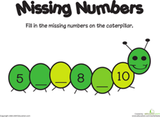Missing Numbers: 5-10