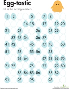 Missing Numbers: Egg Escape