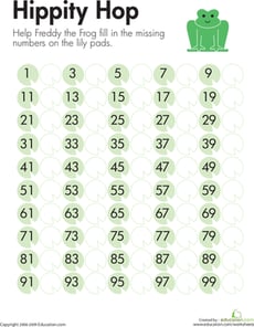 Missing Numbers: At the Pond