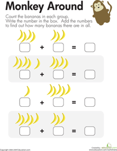 Monkey Math: Add the Bananas