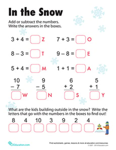 Adding and Subtracting: What's the Word? 1